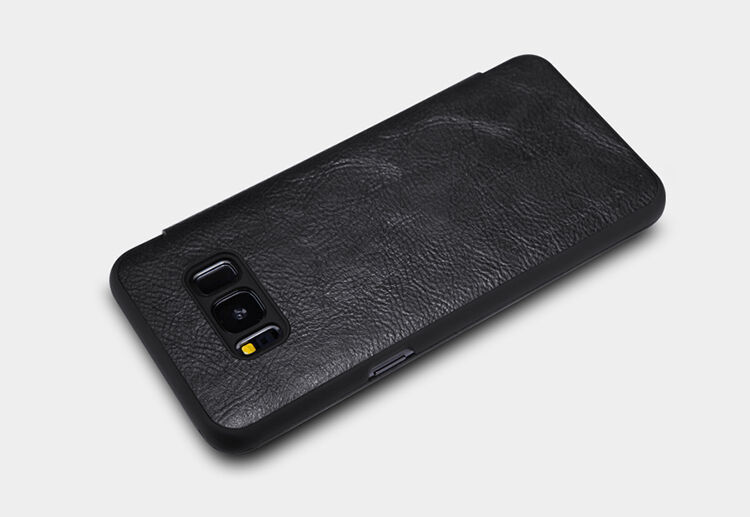 Nillkin Qin bőr flip cover tok Samsung Galaxy S8 Plus - piros