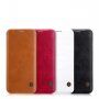 Nillkin Qin bőr flip cover tok Samsung Galaxy S8 Plus - fekete