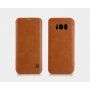 Nillkin Qin bőr flip cover tok Samsung Galaxy S8 - piros
