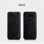 Nillkin Qin bőr flip cover tok Samsung Galaxy S8 - piros