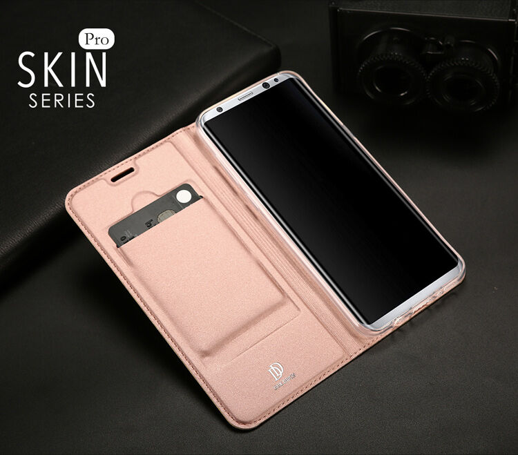 Dux Ducis Skin Pro flip cover tok Samsung Galaxy S8 Plus - szürke