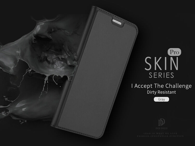 Dux Ducis Skin Pro flip cover tok Samsung Galaxy S8 - sötétkék
