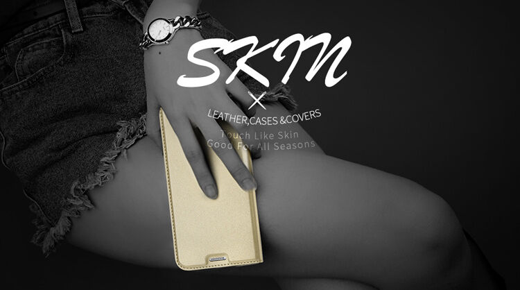 Dux Ducis Skin Pro flip cover tok Samsung Galaxy S8 - sötétkék