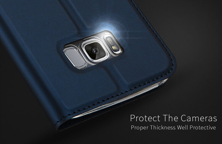 Dux Ducis Skin Pro flip cover tok Samsung Galaxy S8 - sötétkék