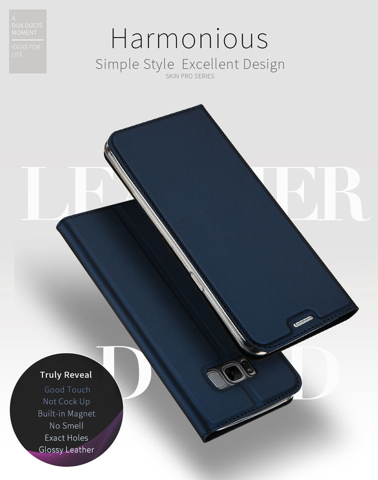 Dux Ducis Skin Pro flip cover tok Samsung Galaxy S8 - szürke