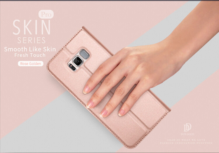 Dux Ducis Skin Pro flip cover tok Samsung Galaxy S8 - szürke