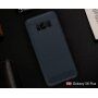Műanyag tok csiszolt textúrával Samsung Galaxy S8 Plus - sötétkék