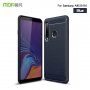 Mofi műanyag tok csiszolt textúrával Samsung Galaxy A9 (2018) - kék