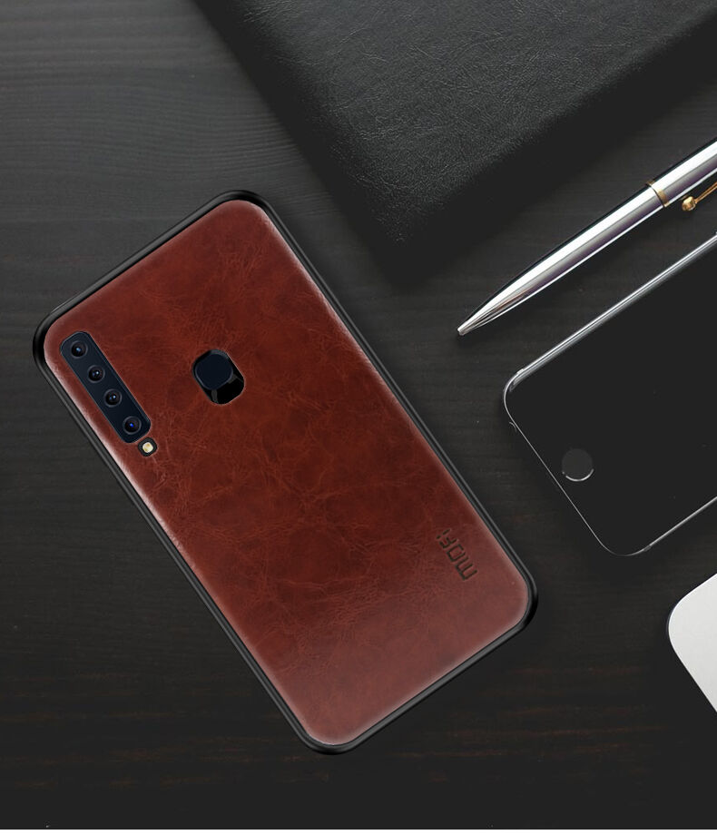 Mofi bőr tok Samsung Galaxy A9 (2018) - piros