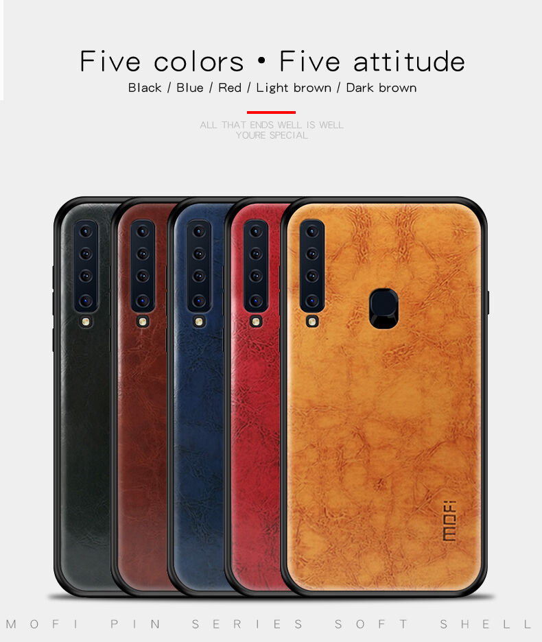 Mofi bőr tok Samsung Galaxy A9 (2018) - piros