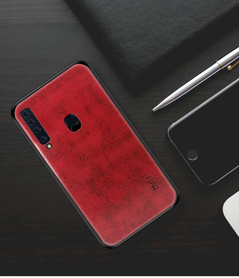 Mofi bőr tok Samsung Galaxy A9 (2018) - fekete