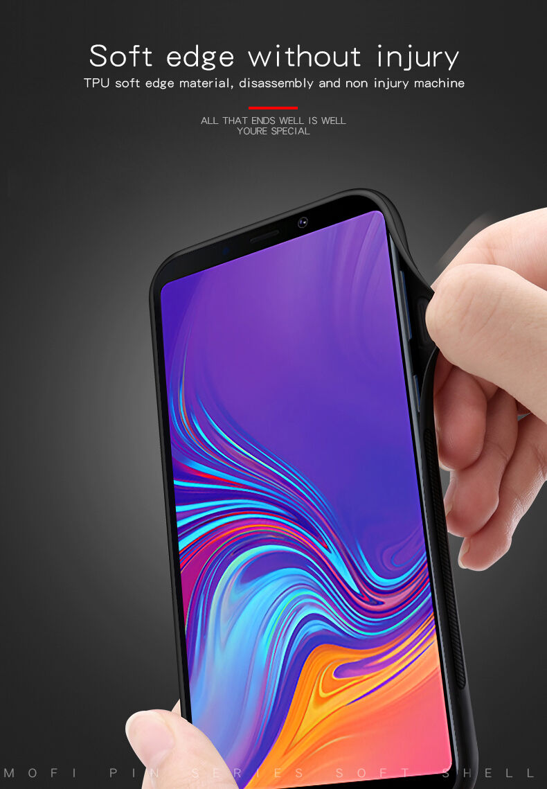 Mofi bőr tok Samsung Galaxy A9 (2018) - fekete