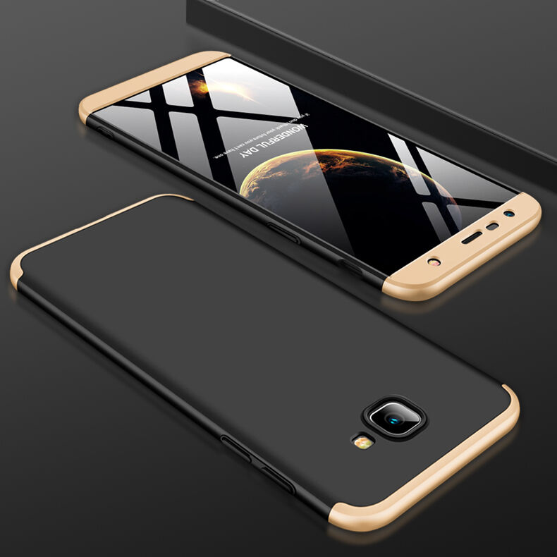 Gkk tartós tok Samsung Galaxy J4 Plus - arany-fekete