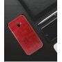 Mofi bőr tok Samsung Galaxy J6 Plus - sötétkék