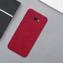 Nillkin Qin bőr flip cover tok Samsung Galaxy J4 Plus - barna
