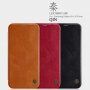 Nillkin Qin bőr flip cover tok Samsung Galaxy J4 Plus - fekete