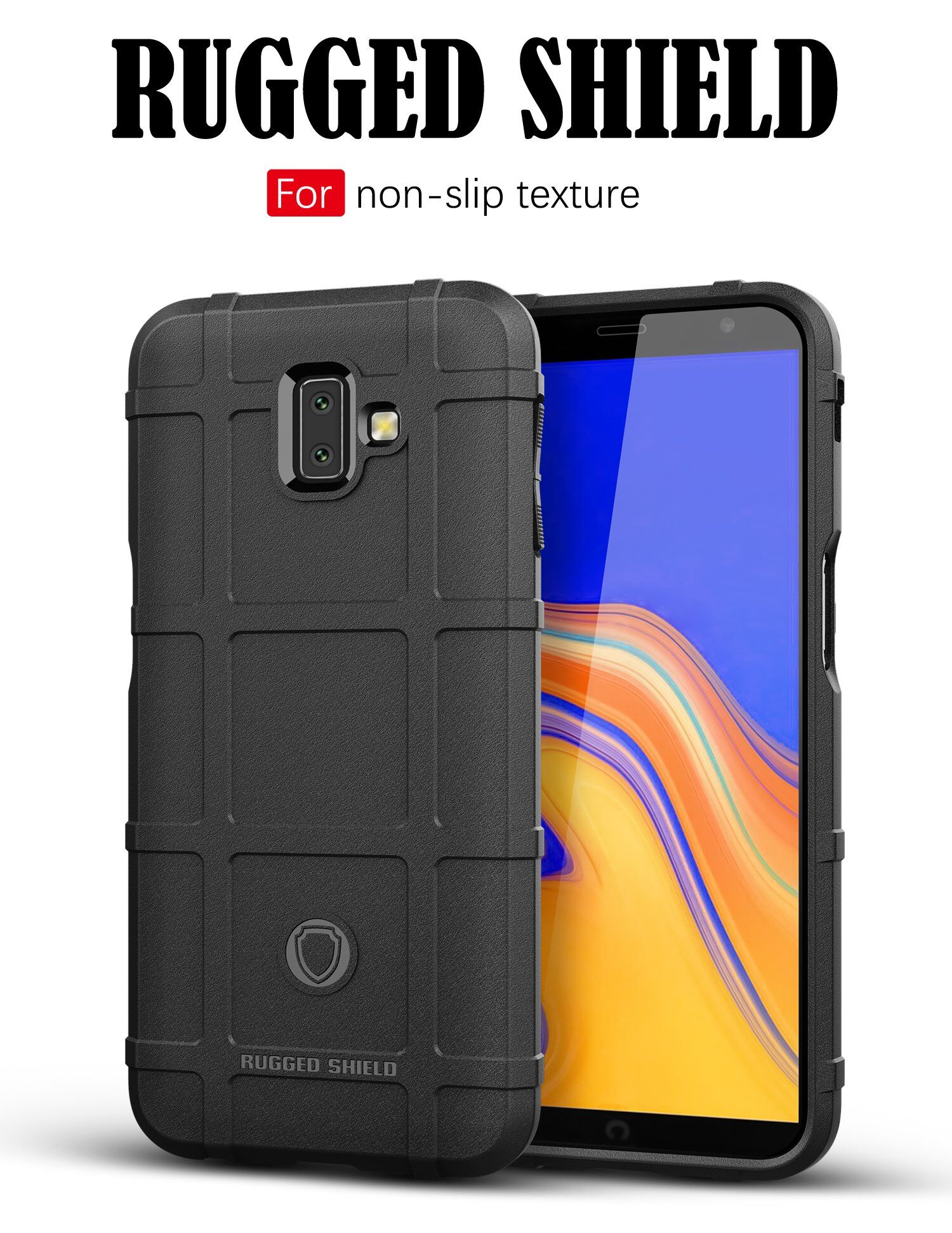 Ütésálló műanyag tok Samsung Galaxy J6 Plus - sötétkék