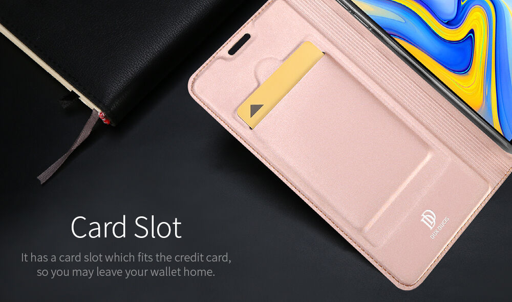 Dux Ducis Skin Pro flip cover tok Samsung Galaxy J6 Plus - sötétkék