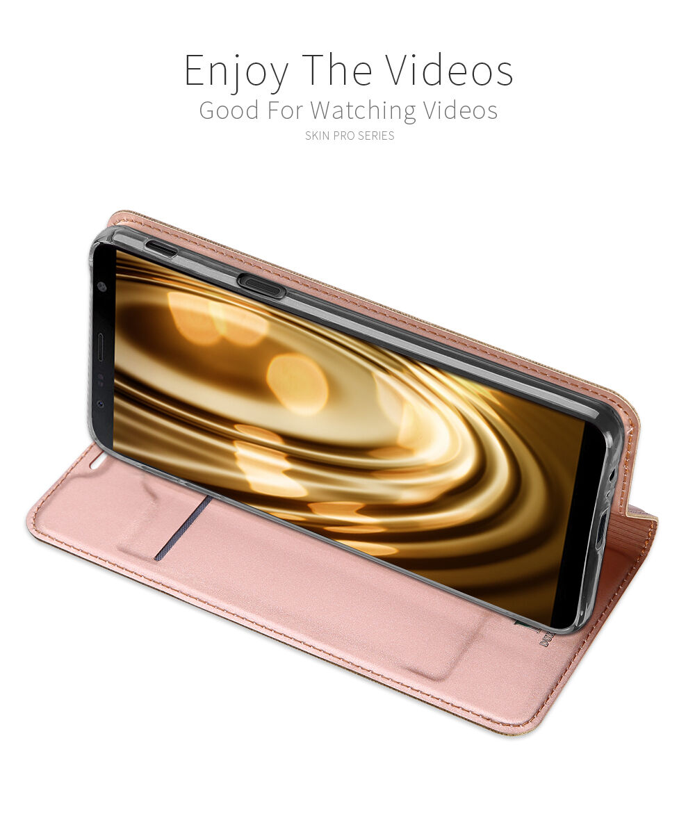 Dux Ducis Skin Pro flip cover tok Samsung Galaxy J6 Plus - szürke