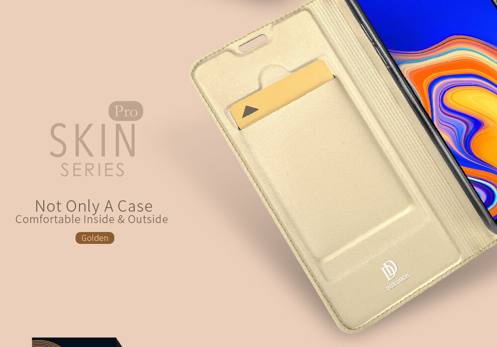 Dux Ducis Skin Pro flip cover tok Samsung Galaxy J4 Plus - arany