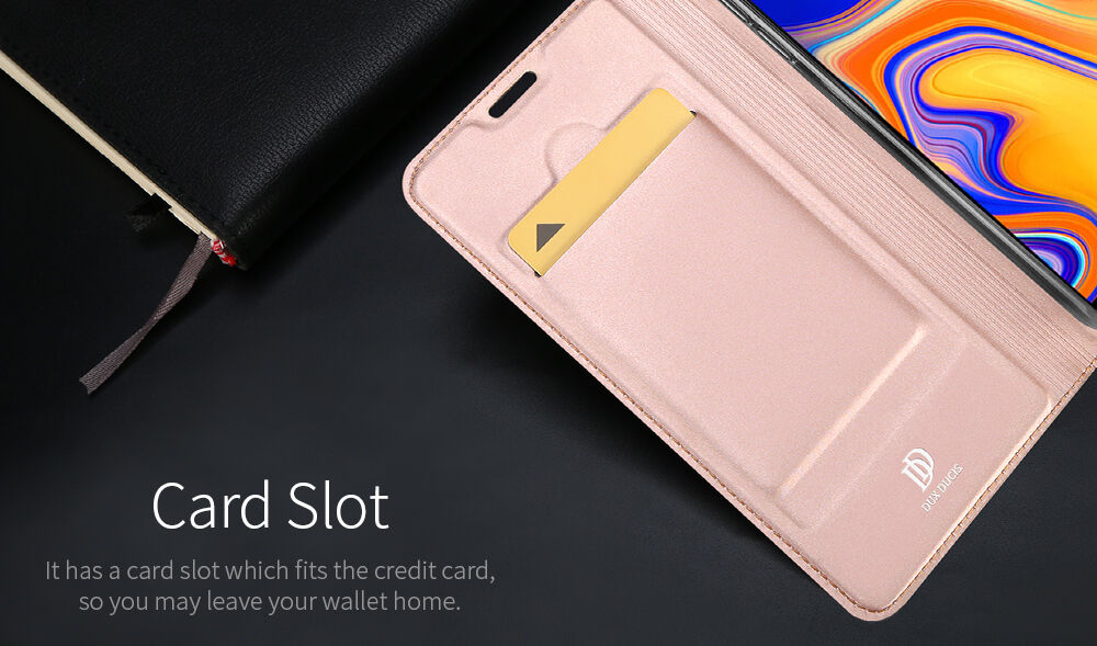 Dux Ducis Skin Pro flip cover tok Samsung Galaxy J4 Plus - arany