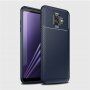 Ipaky műanyag tok karbon textúrával Samsung Galaxy A6 (2018) - fekete