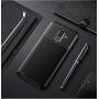 Ipaky műanyag tok karbon textúrával Samsung Galaxy A6 Plus (2018) - barna