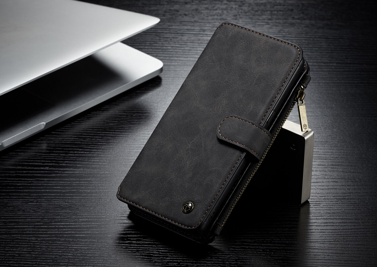 Caseme 2 az egyben pénztárcás tok Samsung Galaxy Note 9 - barna