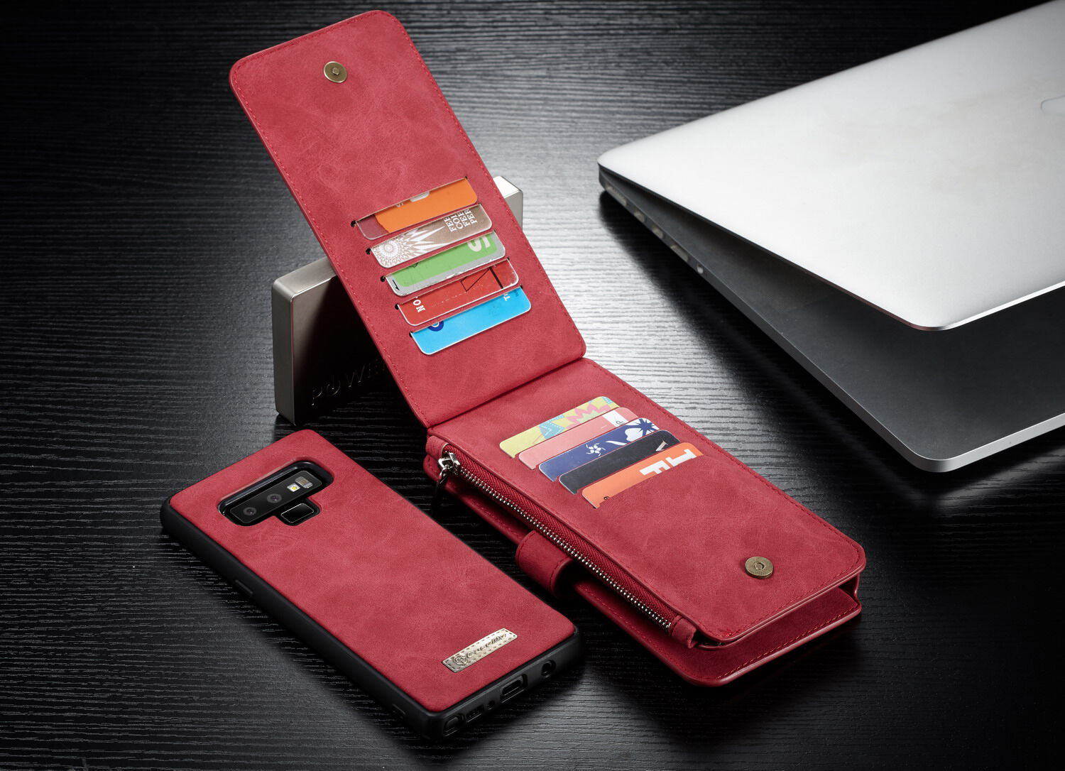 Caseme 2 az egyben pénztárcás tok Samsung Galaxy Note 9 - barna