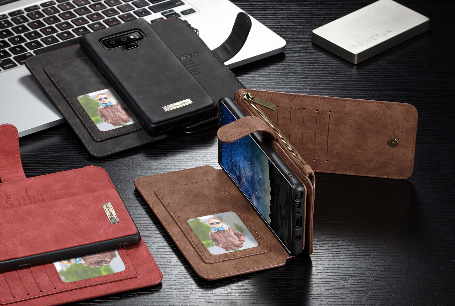 Caseme 2 az egyben pénztárcás tok Samsung Galaxy Note 9 - barna Caseme 2 az egyben pénztárcás tok Samsung Galaxy Note 9 - barna