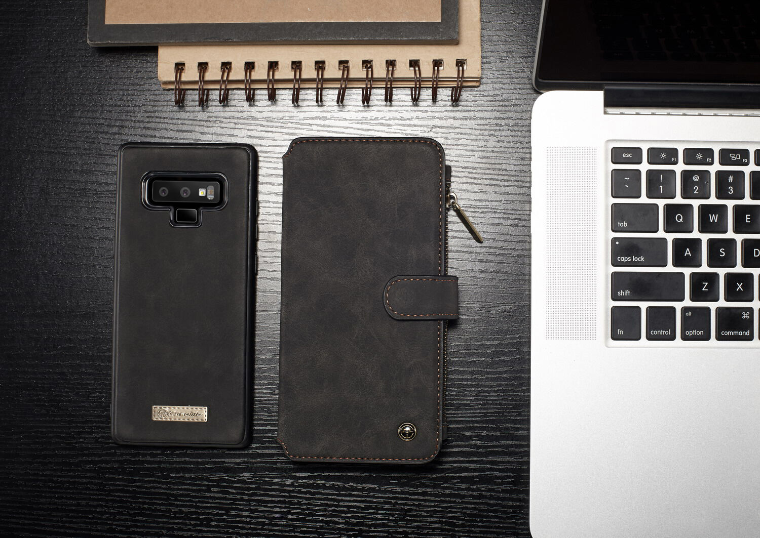 Caseme 2 az egyben pénztárcás tok Samsung Galaxy Note 9 - piros