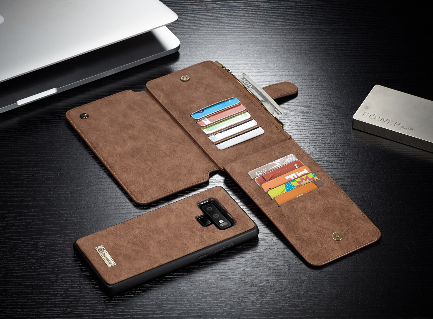 Caseme 2 az egyben pénztárcás tok Samsung Galaxy Note 9 - piros