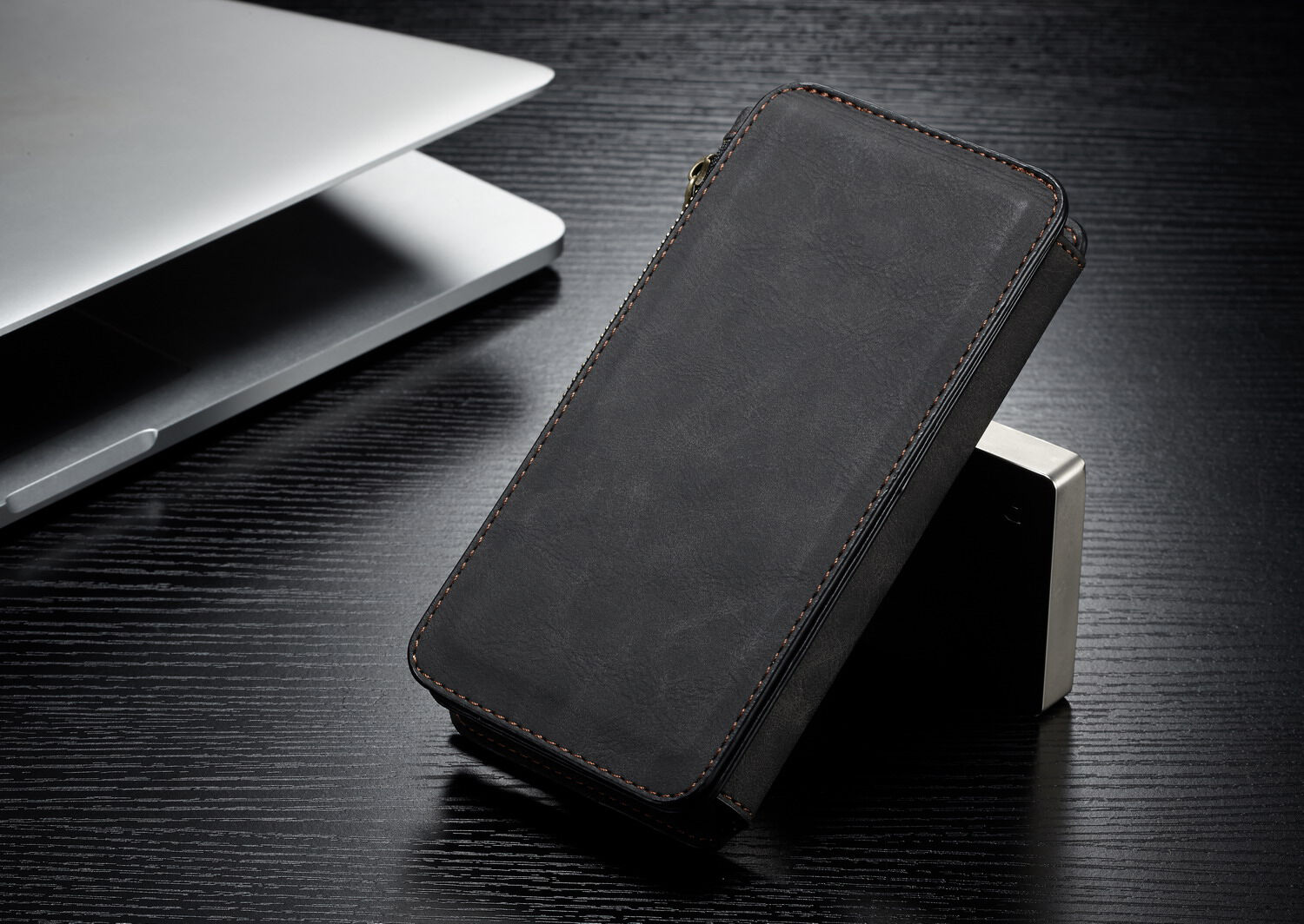 Caseme 2 az egyben pénztárcás tok Samsung Galaxy Note 9 - fekete