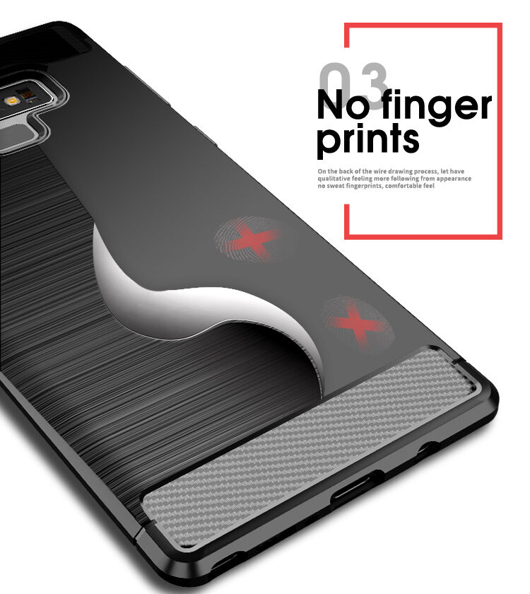Ipaky műanyag tok csiszolt textúrával Samsung Galaxy Note 9 - sötétkék