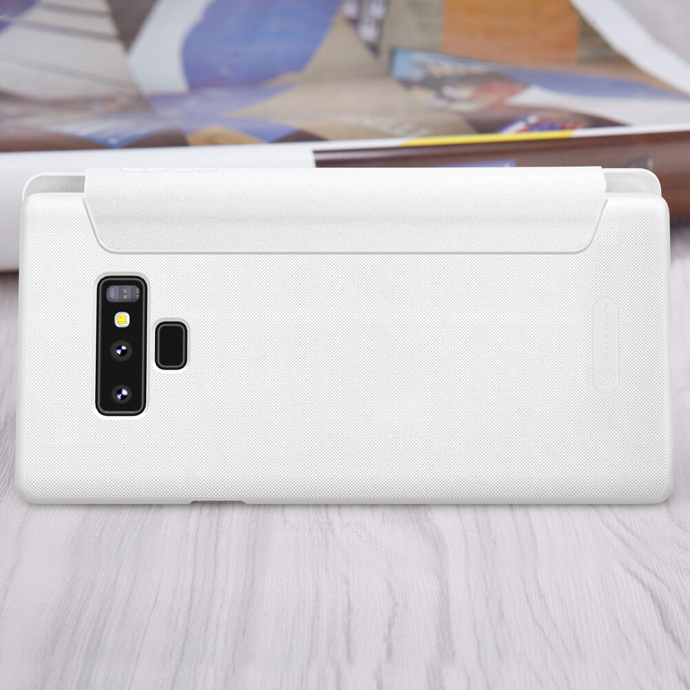 Nillkin Sparkle flip cover tok Samsung Galaxy Note 9 - fehér Nillkin Sparkle flip cover tok Samsung Galaxy Note 9 - fehér