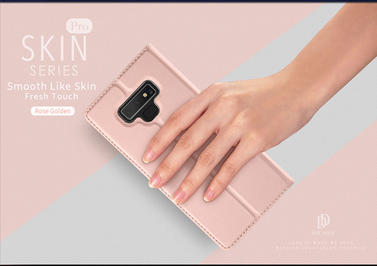 Dux Ducis Skin Pro flip cover tok Samsung Galaxy Note 9 - arany