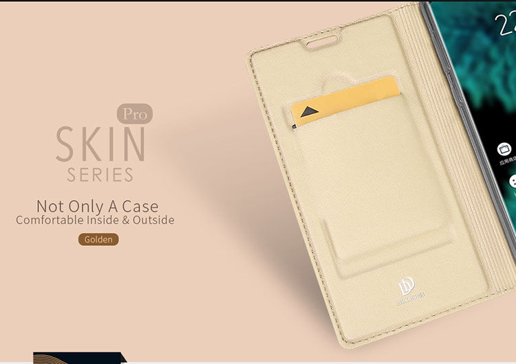 Dux Ducis Skin Pro flip cover tok Samsung Galaxy Note 9 - rózsaszín-arany