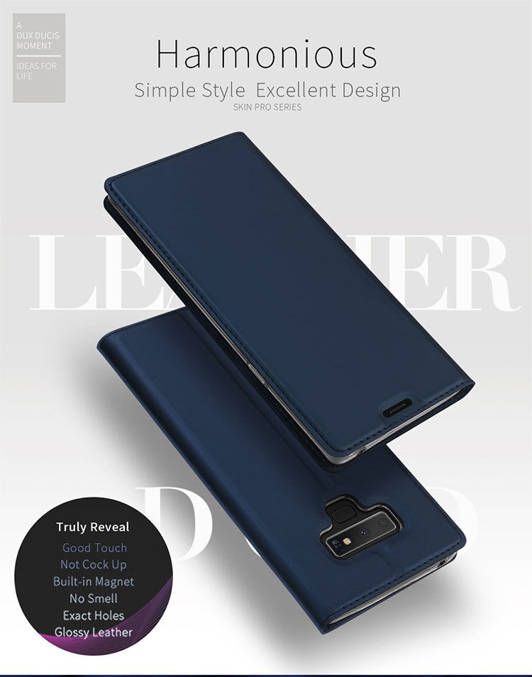 Dux Ducis Skin Pro flip cover tok Samsung Galaxy Note 9 - fekete