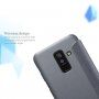 Nillkin Sparkle flip cover tok Samsung Galaxy A6 Plus (2018) - fekete