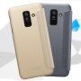 Nillkin Sparkle flip cover tok Samsung Galaxy A6 Plus (2018) - fekete