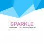 Nillkin Sparkle flip cover tok Samsung Galaxy A6 (2018) - fekete