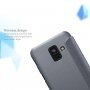 Nillkin Sparkle flip cover tok Samsung Galaxy A6 (2018) - fekete