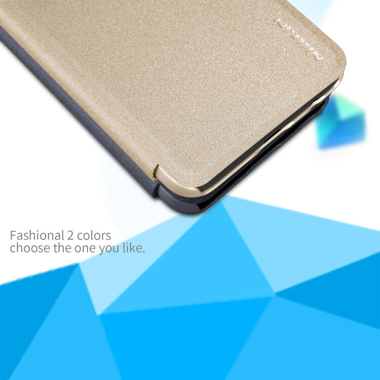 Nillkin Sparkle flip cover tok Samsung Galaxy A6 (2018) - fekete