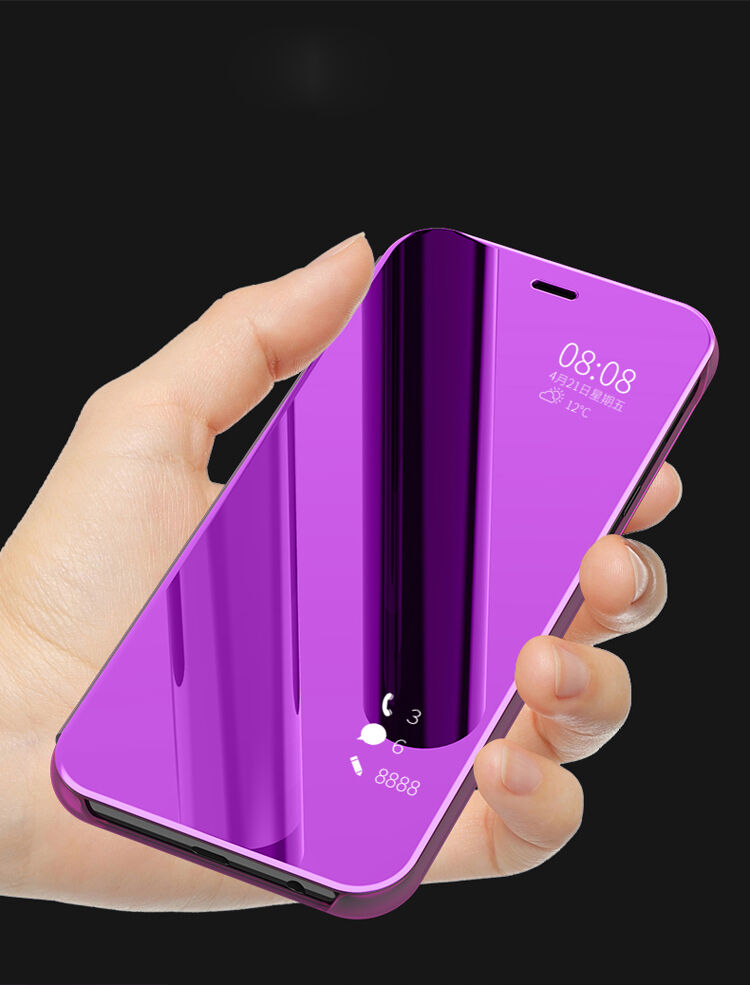 Tükrös fémezett tok Samsung Galaxy A6 (2018) - ezüst