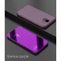 Tükrös fémezett tok Samsung Galaxy A6 (2018) - ezüst