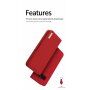 Dux Ducis Wish flip cover tok Samsung Galaxy Note 8 - piros