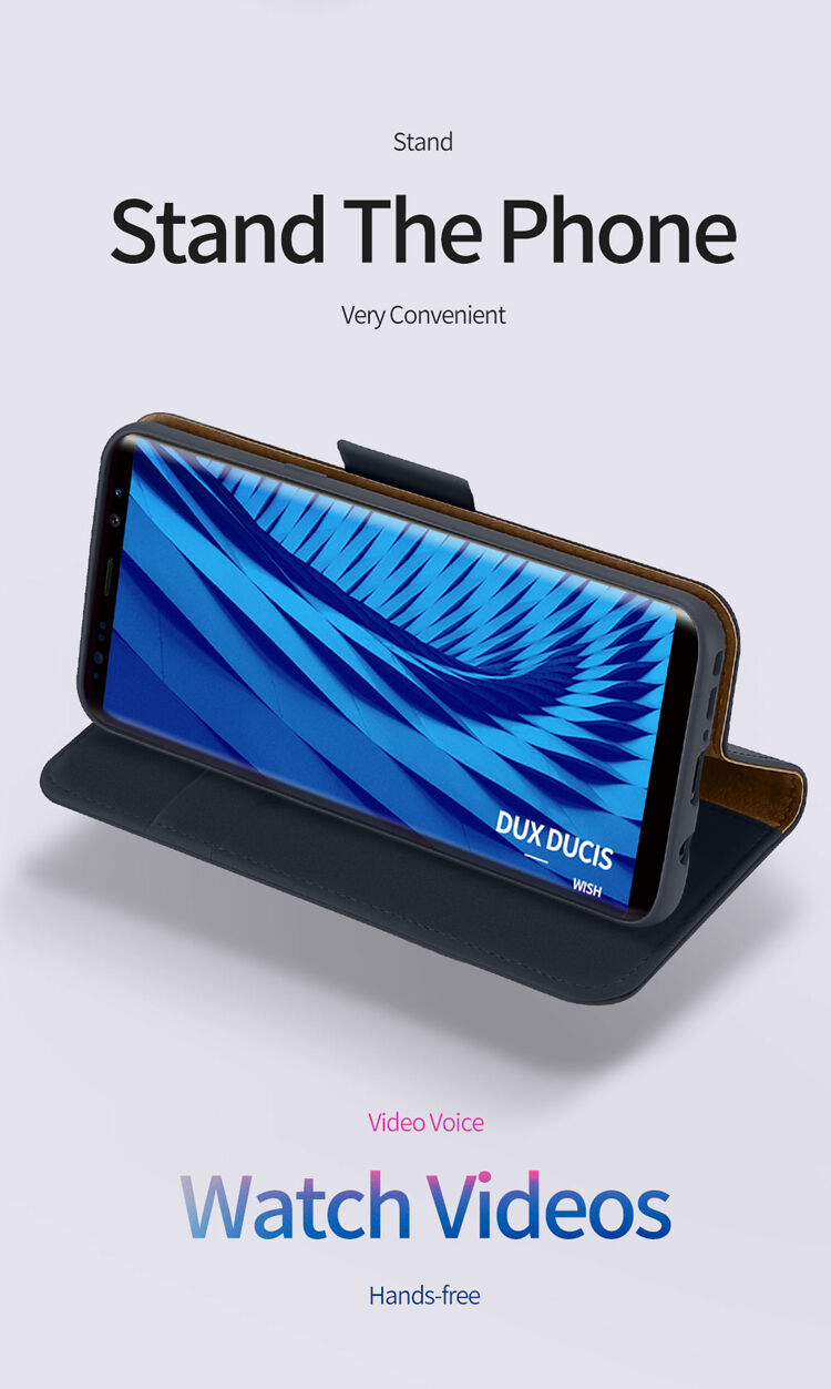 Dux Ducis Wish flip cover tok Samsung Galaxy Note 8 - piros