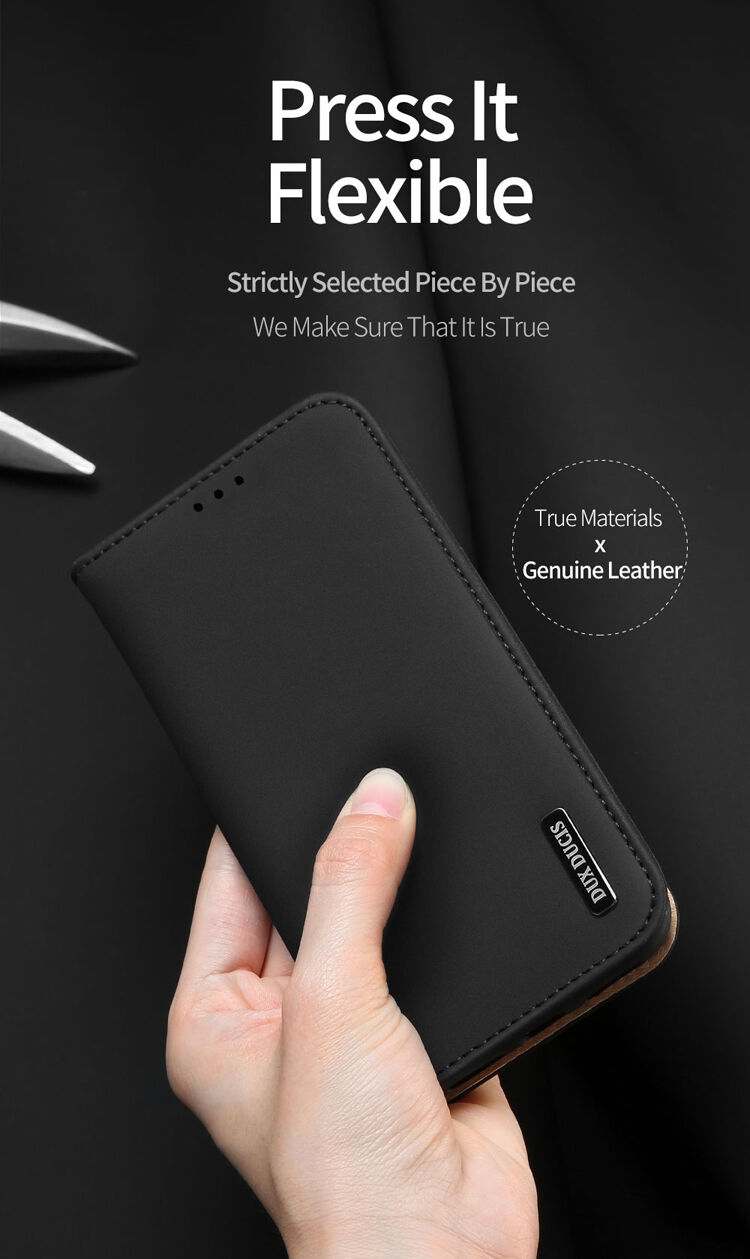 Dux Ducis Wish flip cover tok Samsung Galaxy Note 8 - fekete