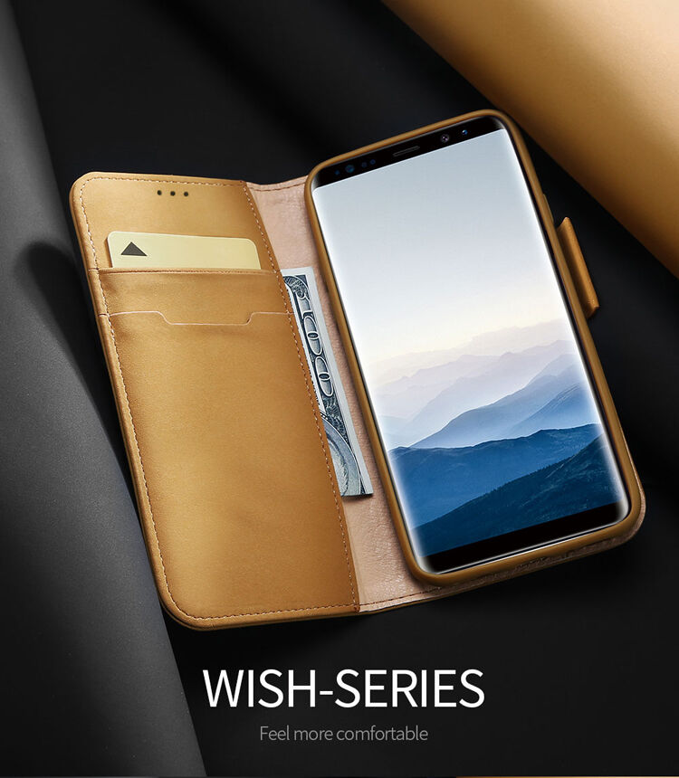 Dux Ducis Wish flip cover tok Samsung Galaxy Note 8 - fekete