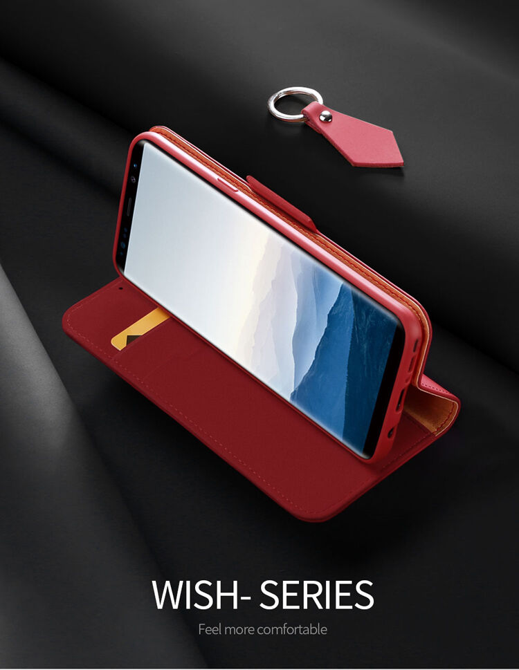 Dux Ducis Wish flip cover tok Samsung Galaxy Note 8 - fekete